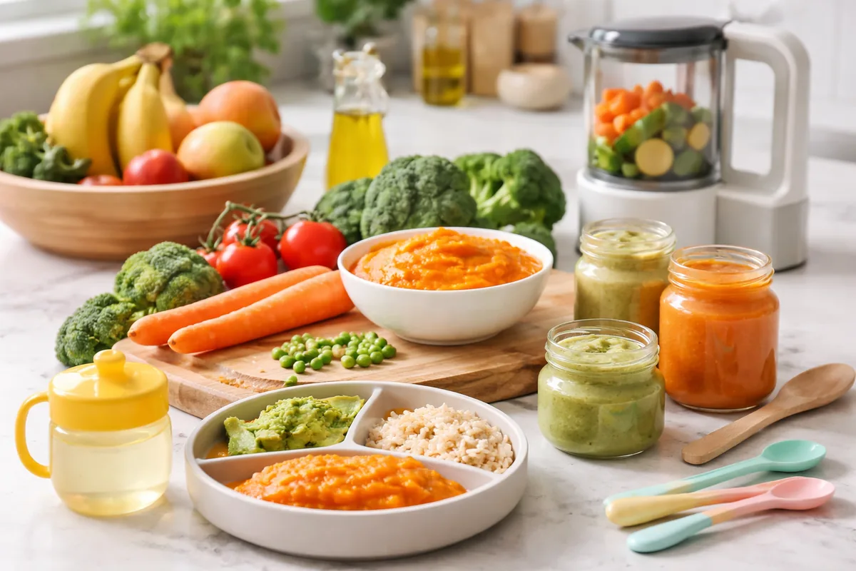 Comment préparer des repas équilibrés à la maison pour les bébés