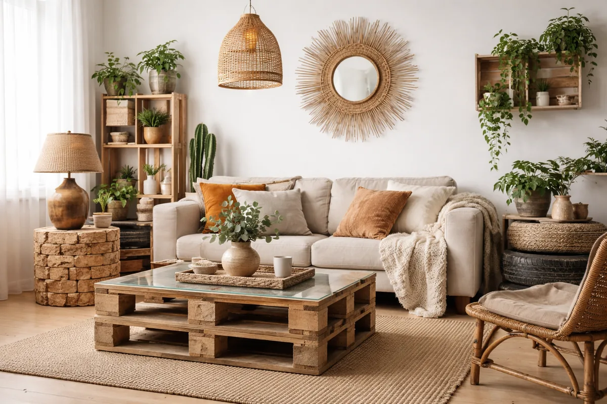 Comment réaliser une décoration intérieure exceptionnelle avec des matériaux recyclés