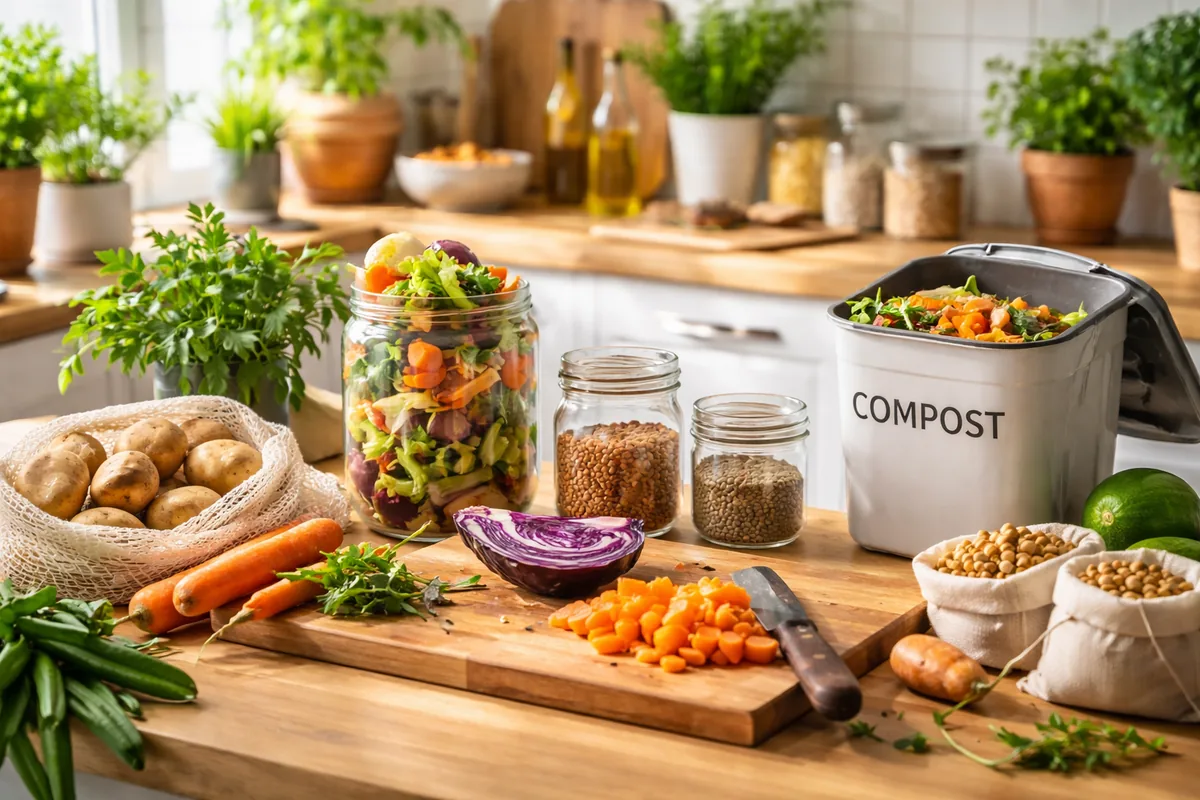 Les bienfaits de la cuisine zéro déchet pour une alimentation saine