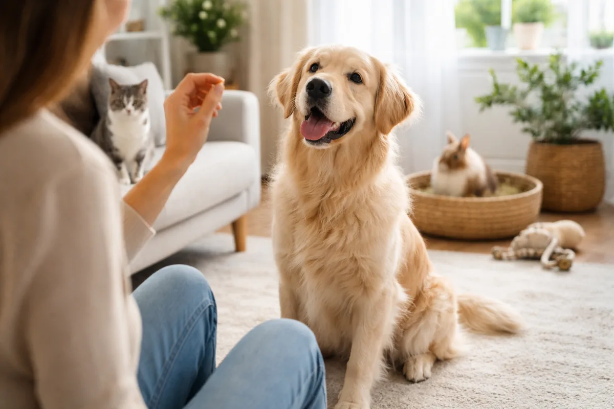 Les avantages de l'éducation positive pour les animaux domestiques